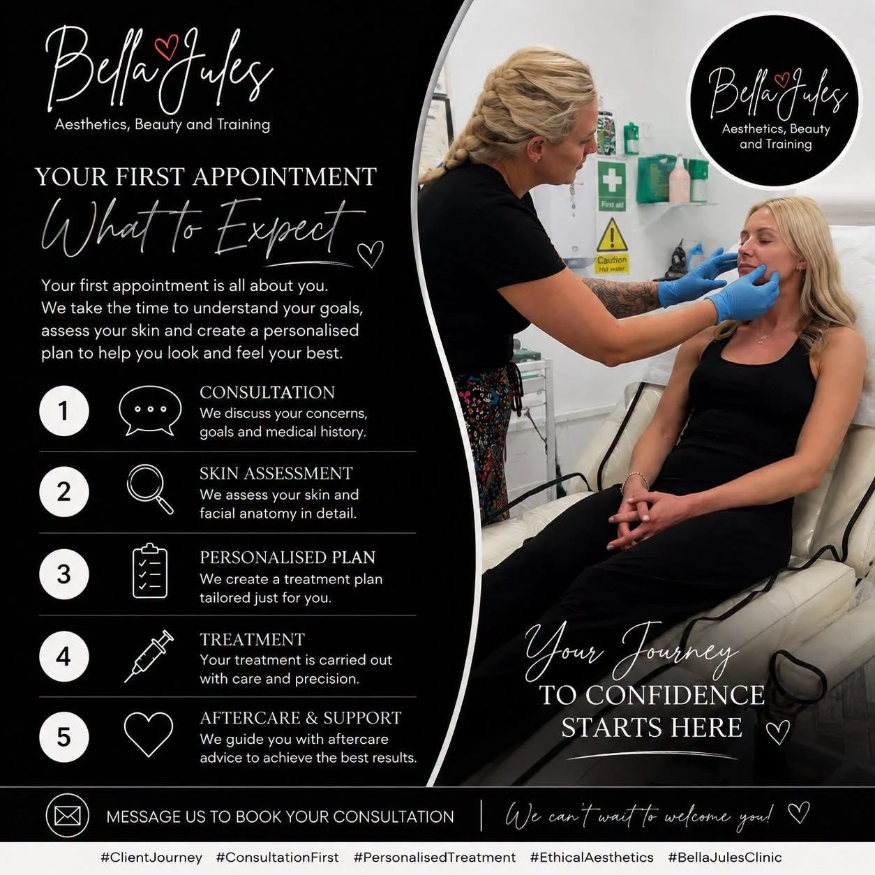 Consultations treatments at Bella Jules